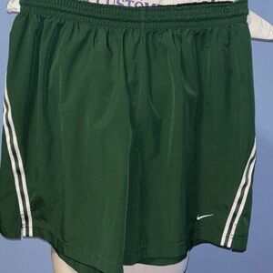 Nike Women's Dark Green Athletic Shorts